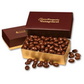 Chocolate Covered Almonds in Burgundy & Gold Gift Box